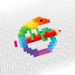 pixel art - color by number book android application logo